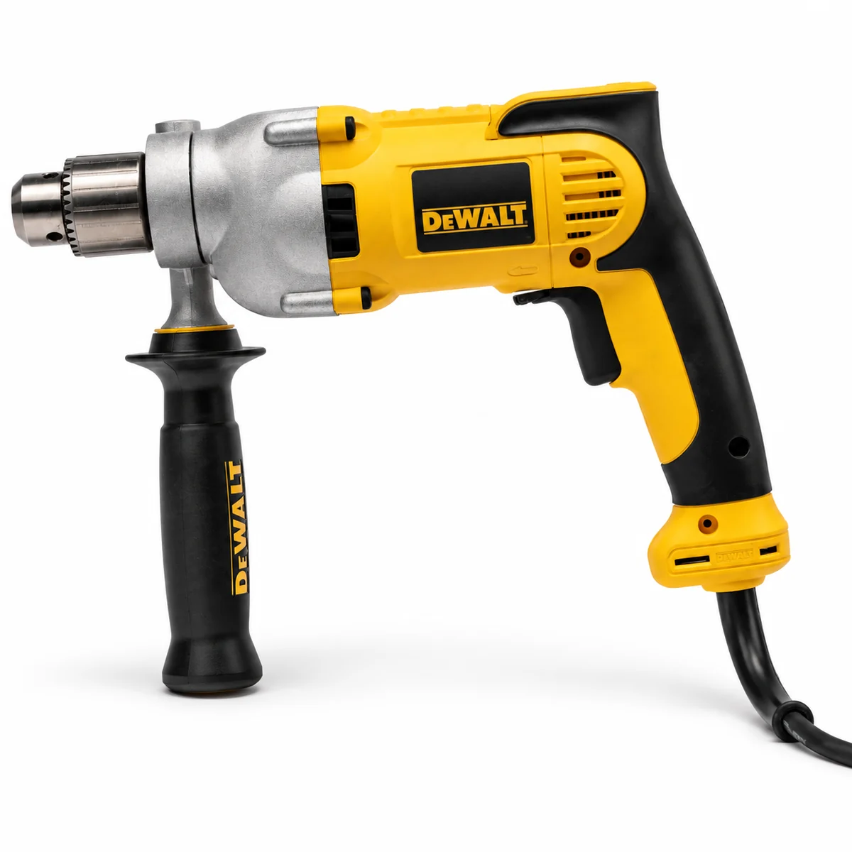 Taladro percutor DEWALT con empuñadura lateral