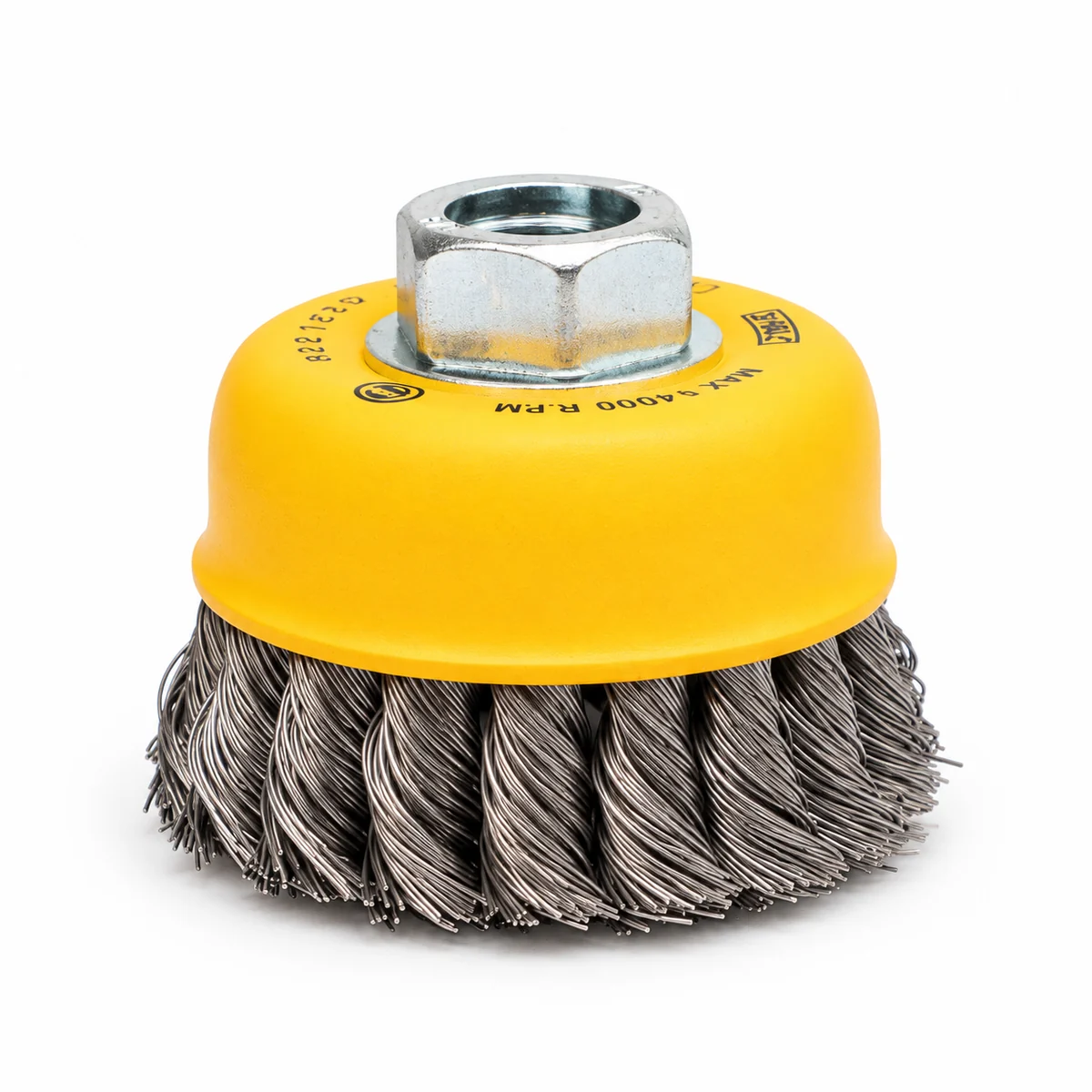 Copa de alambre trenzado DEWALT de 3 pulgadas
