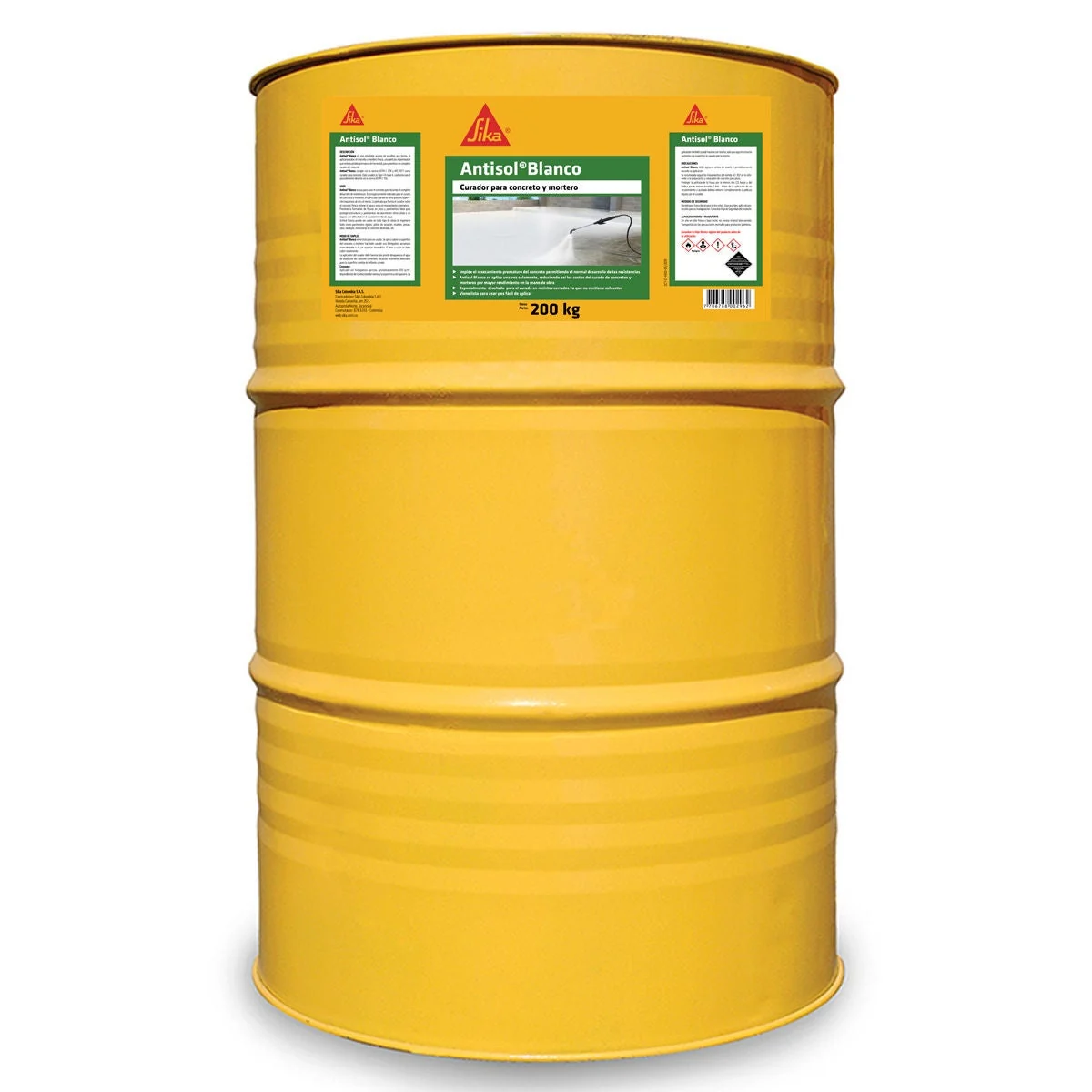 SIKA ANTISOL BLANCO TANQUE 200 KG