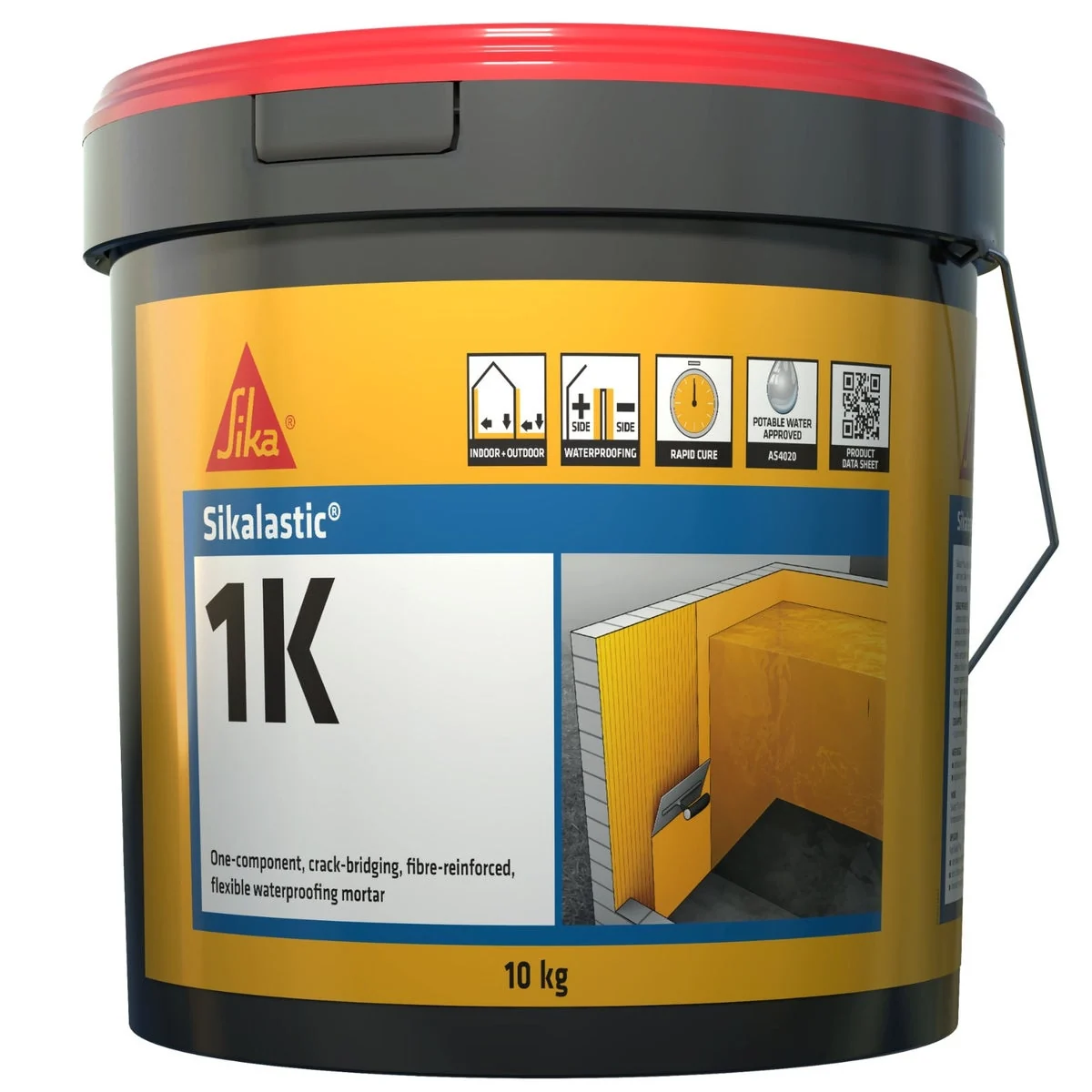SIKALASTIC 1K BLANCO FUNDA 20 KG