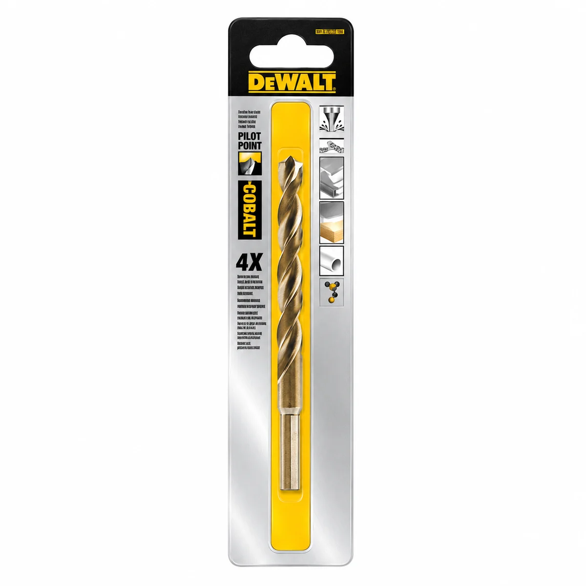 Barrena de cobalto DEWALT Pilot Point
