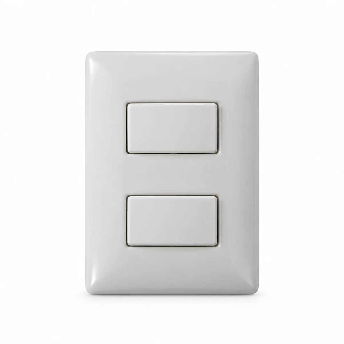Interruptor doble blanco
