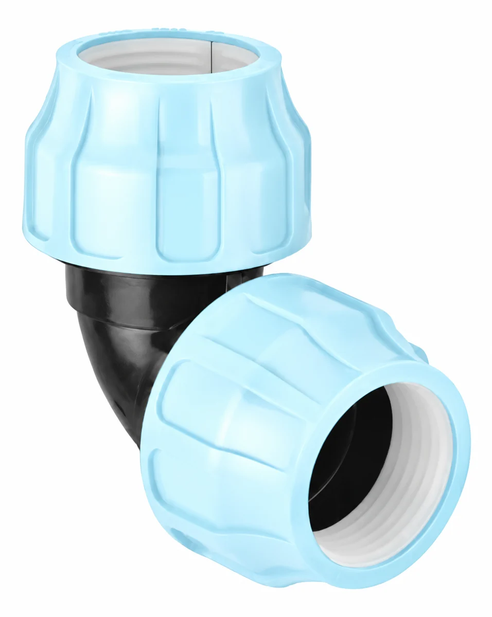 Codo de polietileno de 90 grados