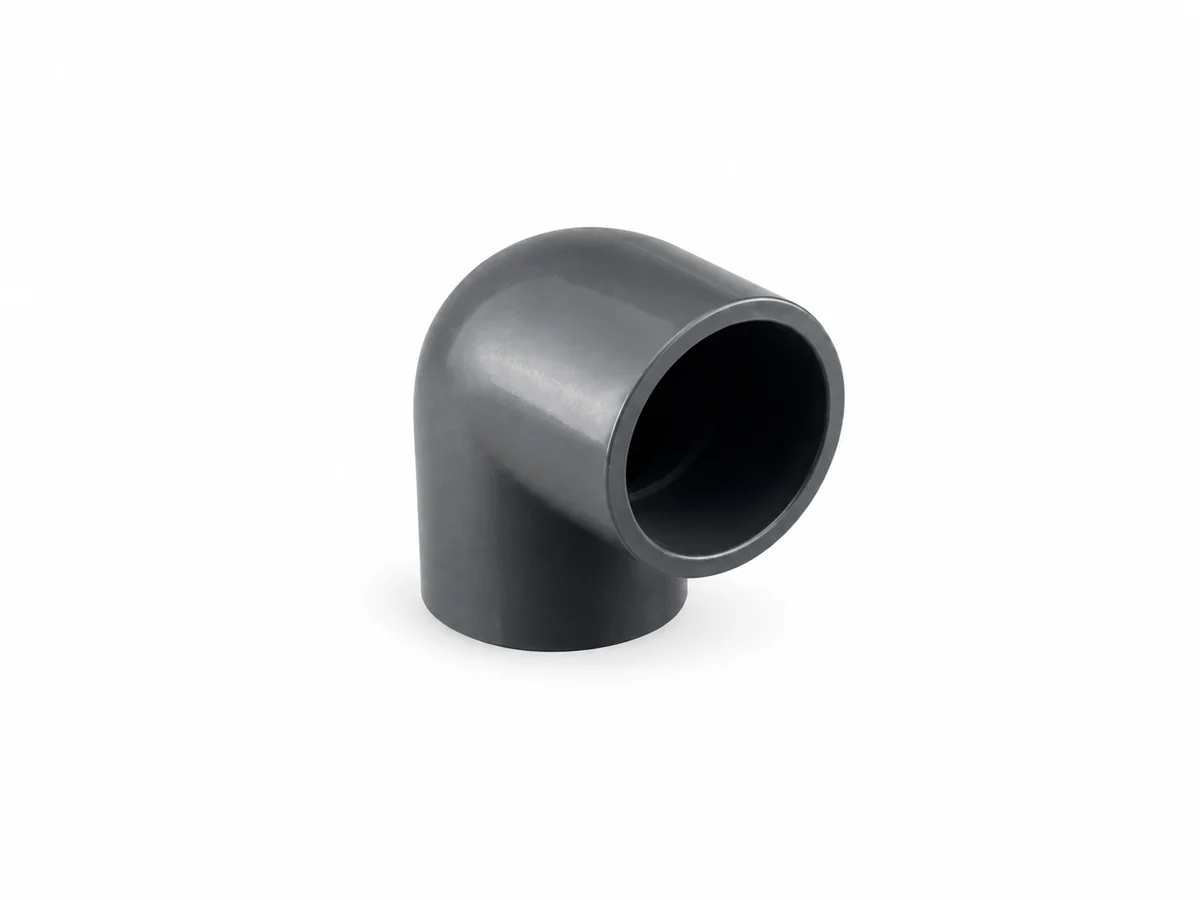 Codo liso 90° PVC SCH 80