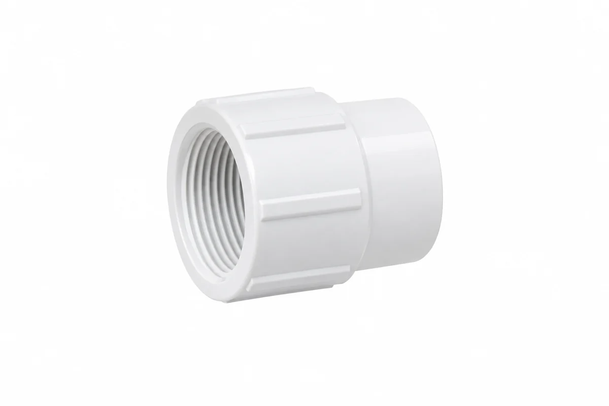 Adaptador Hembra roscada PVC blanco