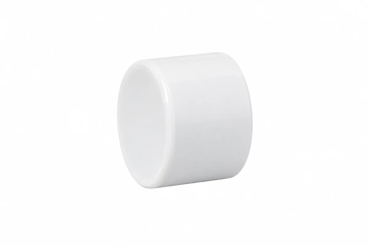 Tapón Hembra liso PVC blanco