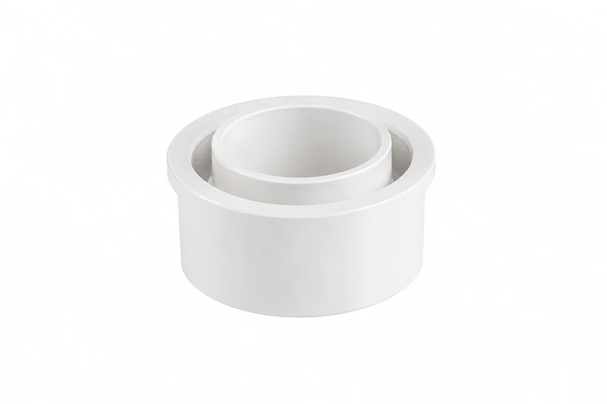 Reducción PVC blanco