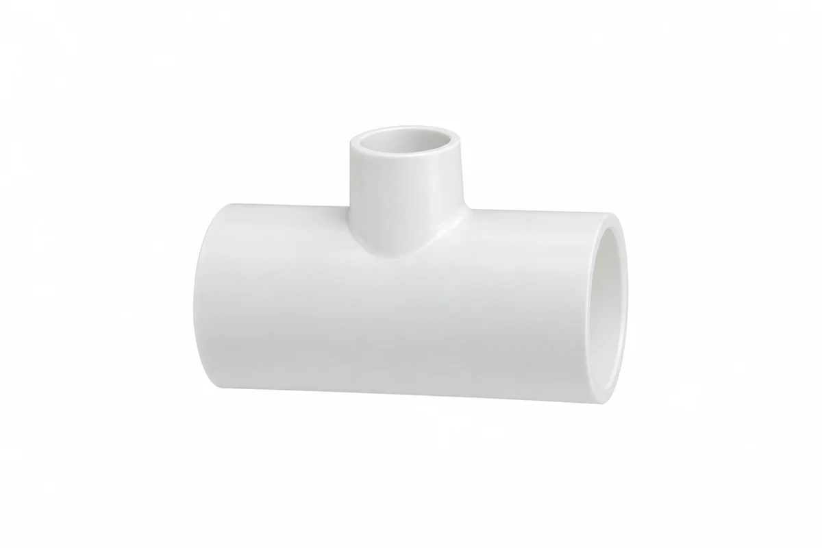 Te reducida PVC blanco