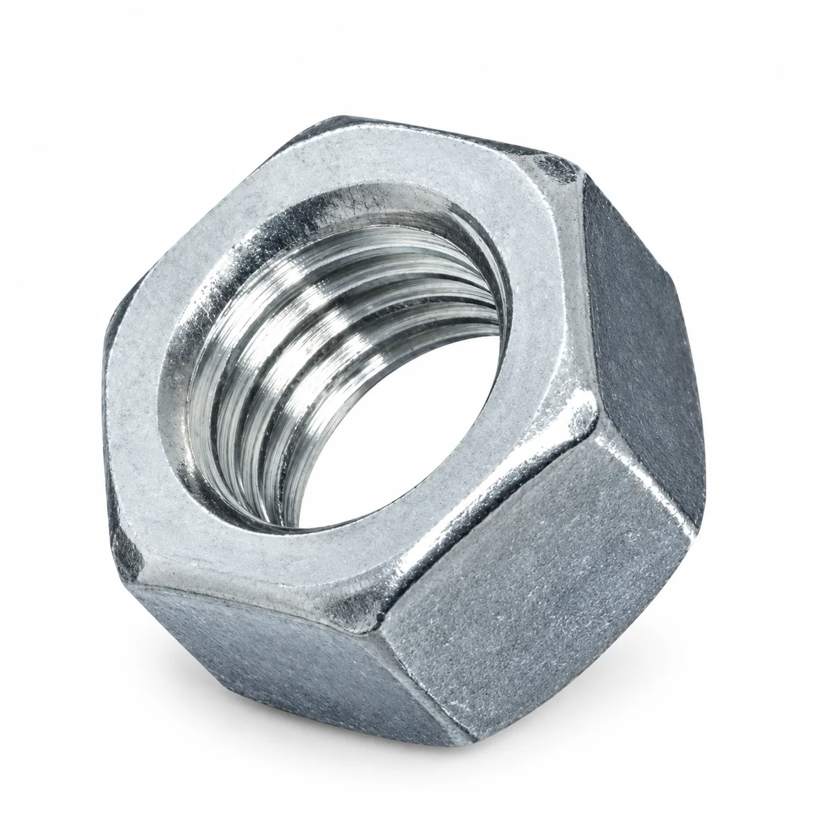 Tuerca hexagonal galvanizada
