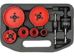 ELECTRICAN'S HOLE SAW KIT 8 PCS