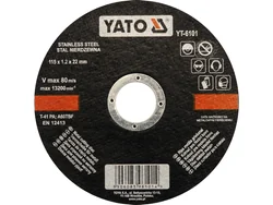 METAL CUTTING DISC INOX, 115X1.0X22 MM